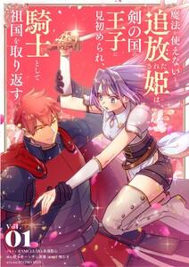 魔法が使えないと追放された姫は、剣の国の王子に見初められ、騎士として祖国を取り返す　1巻