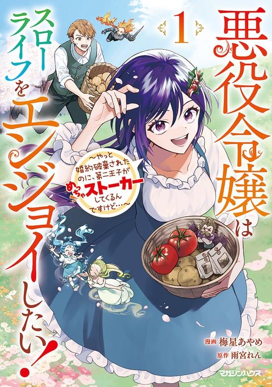悪役令嬢はスローライフをエンジョイしたい!~やっと婚約破棄されたのに、第二王子がめっちゃストーカーしてくるんですけど…~ [1巻]